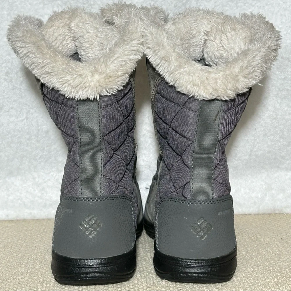 Columbia Womens Ice Maiden lI Grey Winter 200g Insulated Snow Boots Size US 7